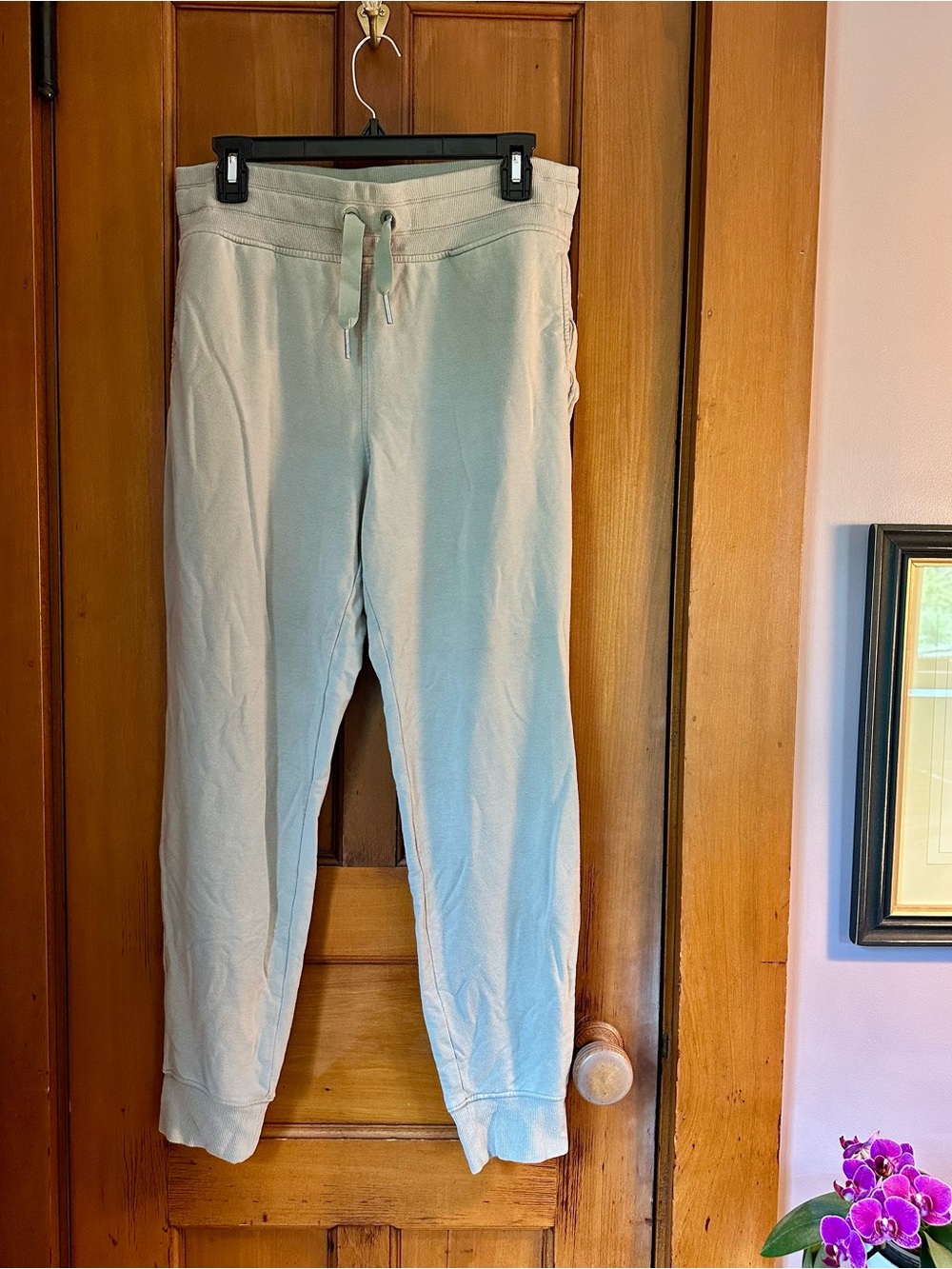 Athleta Light Sage Drawstring Joggers